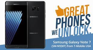 Buy the samsung galaxy note20 5g 128gb (unlocked) in mystic bronze. Unlock Samsung Galaxy Note 7 Sm N930t From T Mobile