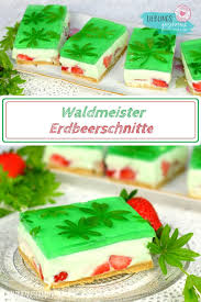 Waldmeister Erdbeerschnitten No Backe Torte Lieblingsgeschmack De Rezept Kekse Einfach Erdbeerschnitten Waldmeister