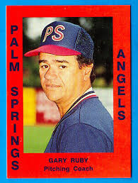 Gary Ruby 1988 Cal League Palm Springs Angels #114 (ex-mt)