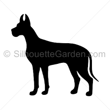Great Dane Silhouette Great Dane Silhouette Clip Art Dane