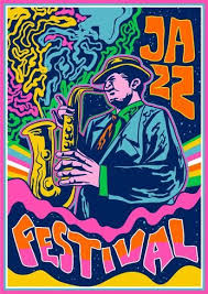 Psychedelic Concert Poster Jazz Music Download Free Vector Art Jazz Music Art Concert Poster Design Psychedelic Poster