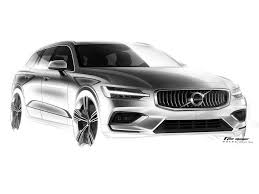 Volvo V60 Design Sketches Volvo V60 Volvo Design Sketch