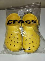 Crocs Classic Clog Banana Yellow Mens 4 Womens 6 | eBay