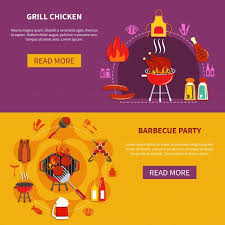 Download Grill Chiken On Barbecue Party Flat For Free Barbecue Party Restaurant Menu Design Restaurant Flyer
