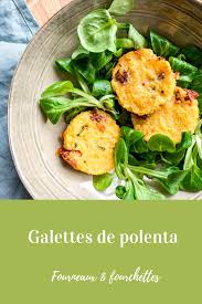 Galettes De Polenta Fourneaux Et Fourchettes Recette Polenta Recette Polenta Galette