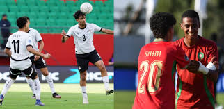 North African rivals Morocco and Egypt battle to finish U-17 AFCON on podium