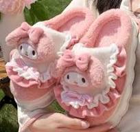 Sanrio Slippers Cartoon Hello Kitty My Melody Kuromi Cinnamoroll Autumn and  Winter Warm Cotton Soft Home Shoes Holiday Gifts - AliExpress
