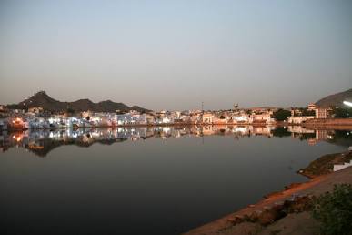 Pushkar Sacred Lake, AI generated