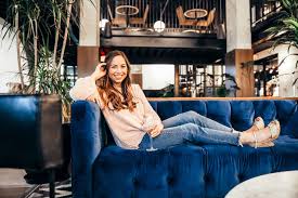 Business Owner Photoshoot Poses Posing With Champagne Girl Boss Photos Elizabeth Mccravy Showit Designer Business Photoshoot Design Branding Photoshoot