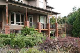 Dividing the 84 inches with 2 ½, we get 33.6 courses. Brick Columns Traditional Veranda Portland By Go Bricklaying Houzz Uk