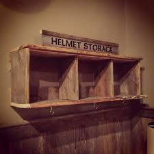 The material used in making the safety helmets deteriorates with time. 11 Motorcycle Helmet Storage Ideas Helmet Storage Motorcycle Motorcycle Garage