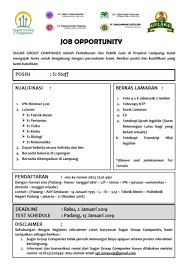 Www.loker pt.patraniaga untuk ijazah slta.com. Lowongan Kerja Pt Sugar Group Companies Gulaku