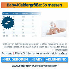 Als mama wirst du ziemlich schnell einschätzen können, welche kleidergröße baby in welchem alter passt. Baby Grossentabellen Babygrossen Messen Grosse Nach Alter