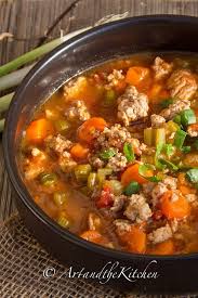 Italian Turkey Burger Soup One Of My Most Popular Soup Recipes Made With Lean Ground Turkey So Healthy And Ground Turkey Soup Stew Recipes Italian Recipes