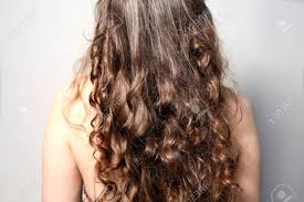 Even caucasian girls sometimes find themselves with hair that is thick, coarse and difficult to care for. Back Side View Rear Of Young Female Curly Hair Stock Photo Picture And Royalty Free Image Image 32430520