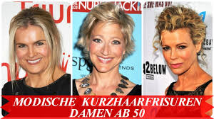 Kolorationen schaden ihrem ohnehin schon anfälligen haar nur zusätzlich und wirken meist künstlich auf ergrauter basis. Modische Kurzhaarfrisuren Damen Ab 50 Youtube