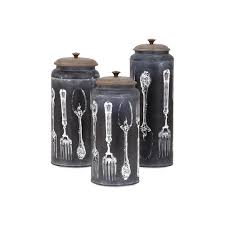 Black And White Canister Set Of 3 Vintage Black And White Lidded Canisters Set Of 3 95731 3 Canister Sets Canisters Kitchen Canister Sets