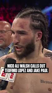 Nico just set the record straight 😤 @Nico Ali Walsh #muhammadali  #teofimolopez #jakepaul