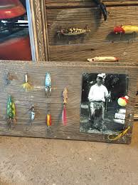 We've pulled together a list cut out some fish from construction paper and jot down coupons on them that dad can redeem for hugs. Father S Day Fishing Gift Using Antique Lures Fishing Gifts Fathers Day Gifts Fishing Father S Day Diy