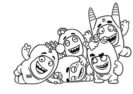 The official oddbods live coloring app combines traditional coloring with augmented reality technology bringing your coloring sheets to life exactly the way you colored them in. Malvorlage Oddbods Coloring And Malvorlagan
