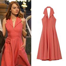 We'd rehearsed it for like four months, but it had to happen at magic hour, so we only had five takes each. La La Land Emma Stone Mia Cosplay Costume White Backless Women Chiffon Dresses Buy At The Price Of 30 35 In Aliexpress Com Imall Com