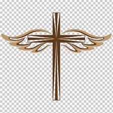 Christian Cross Crucifixion Png Angel Angel Wings Christmas Decoration Cross Decorations Christian Cross Png Crucifixion