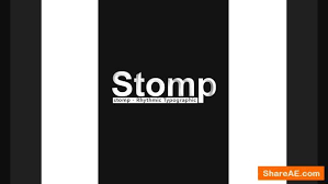Bold typography titles for premiere pro. Videohive Stomp 3 Typographic Intro Free After Effects Templates After Effects Intro Template Shareae