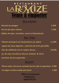 Restaurant La R Mize Home Les Gets Menu Prices Restaurant Reviews Facebook