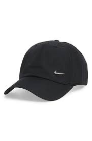 Metal Swoosh Baseball Cap In 2021 Black Nike Cap Nike Cap Black Nike Hat