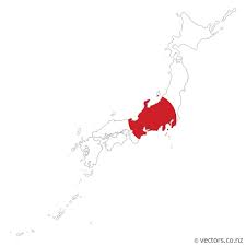 Flag Vector Map Of Japan Flag Vector Map Vector Map