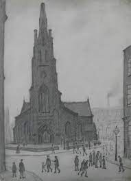 You can also upload and share your favorite the rapture of the church wallpapers. Lowry Original St Simon S Church Drawing