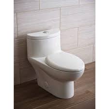 American Standard Tofino Complete 1 Piece 1 1 Gpf Dual Flush Elongated Toilet In White With Slow Close Seat 2996c206 020 The Home Depot Home Depot Toilets Dual Flush Toilet One Piece Toilets