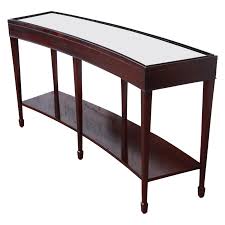 Barbara Barry For Baker Furniture Dark Mahogany Curved Console Or Sofa Table In 2020 Baker Furniture Sofa Table Design Sofa Table