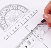 OEM 20cm ABS Translucent Plastic Scale Ruler Set ...