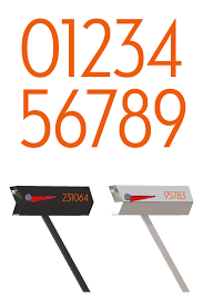 If you can utilize imaginative number fonts and in addition hues in an advertisement or printable, they will take a stab at exploring different avenues regarding some of these number fonts below. Mailbox Numbers Modbox Modbox Usa