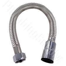 Faucet hose stainless steel braided water supply line flexible hoses 2 size. Stainless Steel Flex Connectors Best Selection On The Internet