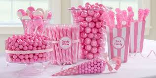 Light Pink Candy Buffet Pink Candy Table Ideas Party City Pink Candy Table Pink Candy Buffet Pink Candy