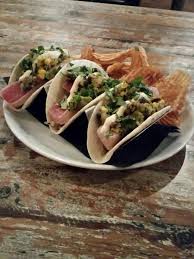 Ahi tuna fish tacos recipe. Grilled Ahi Tuna Fish Tacos Lunch Menu Picture Of The Gin Mill Decatur Tripadvisor