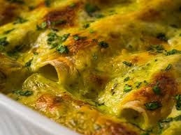It's been so long since we enjoyed a great enchilada…this sour cream version is a recipe to make over and over again! Poblano Sour Cream Enchiladas 12 Tomatoes