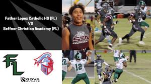 In 2013, the tampa bay business journal listed sca as tampa's 21st most expensive private school, out of 23 rat Seffner Christian Academy Vs Father Lopez Catholic High School Youtube