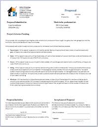 Submit winning proposal templates for any type of work in minutes! Painting Proposal Free Download Estimate Template Contract Template Painting Contractors
