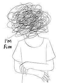 I M Fine Dark Art Illustrations Meaningful Drawings Emotional Art Collection of free hanging drawing sad download on ui ex. i m fine dark art illustrations
