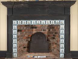 The walls will be a buffed tan with white molding. Madeline Hagerman Delft Tiles At Winterthur