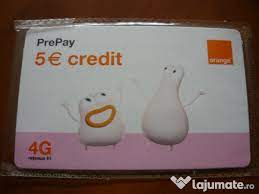 Reîncarcare orange prepay 53 euro credit. CartelÄƒ ReincÄƒrcare Orange Cu 5 Euro Credit 30 Lei Lajumate Ro