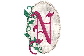 Download Olde English Monogram Letter N Creative Fabrica SVG Cut Files