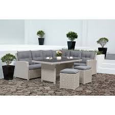 Hol dir den perfekten begleiter genau für dein zuhause! Lounge Set Mit Esstisch Vermont 5 Teilig Polyrattan Rechts Cloud Fossil Moebel Suchmaschine Ladendirekt De