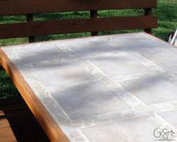 Shop online and in store now. Remodelaholic How To Replace A Patio Table Top With Tile