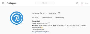 Wondering how to make the most of the links in the instagram bio? How To Add A Link To Your Instagram Bio Rebrandly Blog