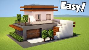 How to build a small modern house tutorial (easy) episode 1) 2018 (4k 60fps) this easy video tutorial shows and explains to you step minecraft: Minecraft How To Build A Small Easy Modern House Tutorial 21 Youtube