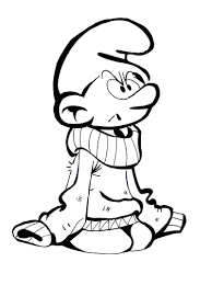 Smurfs colouring pages to print. Free Printable Smurf Coloring Pages For Kids